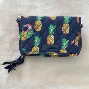 Vera Bradley cross over wallet. Pineapples and Tucans. Brand new!